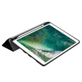 Tri-Fold Series iPad Air (2019) / iPad Pro 10.5 Folio-etui - Svart