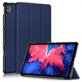 Tri-Fold Series Lenovo Tab P11 Smart Folio-etui - Blå