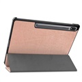 Tri-Fold Series Samsung Galaxy Tab S7+/S8+ Folio-etui - Roségull