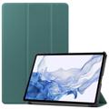 Samsung Galaxy Tab S8 Tri-Fold Series Smart Folio-etui - Svartgrønn