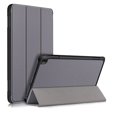 Amazon Fire HD 8 (2020)/8 Plus (2022) Tri-Fold Series Smart Folio-etui - Grå