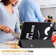 Huawei MatePad 11.5 S Tri-Fold Series Smart Folio-etui - Ikke rør meg