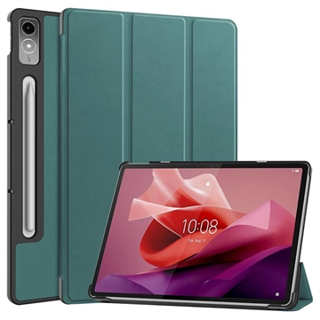 Lenovo Tab P12 Tri-Fold Series Smart Folio-etui - Grønn