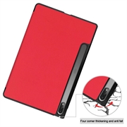 Lenovo Tab P12 Pro Tri-Fold Series Smart Folio-etui - Rød