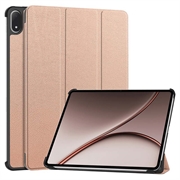 OnePlus Pad 4/Oppo Pad 5 Pro Tri-Fold Series Smart Folio-etui - rosa gull