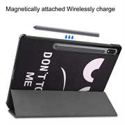Samsung Galaxy Tab S10+ Tri-Fold Series Smart Folio-deksel - Ikke rør meg