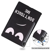 Samsung Galaxy Tab S10+ Tri-Fold Series Smart Folio-deksel - Ikke rør meg