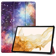 Samsung Galaxy Tab S10+ Tri-Fold Series Smart Folio-deksel - Galakse