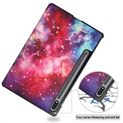 Samsung Galaxy Tab S10+ Tri-Fold Series Smart Folio-deksel - Galakse