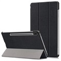 Tri-Fold Series Samsung Galaxy Tab S7 FE Smart Folio-etui - Svart