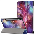 Tri-Fold Series Samsung Galaxy Tab S7 FE Smart Folio-etui - Galakse