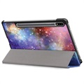 Tri-Fold Series Samsung Galaxy Tab S7 FE Smart Folio-etui - Galakse