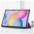 Tri-Fold Series Samsung Galaxy Tab S7 FE Smart Folio-etui - Galakse