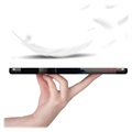 Tri-Fold Series Samsung Galaxy Tab S7 FE Smart Folio-etui - Nature