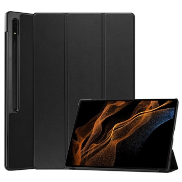 Samsung Galaxy Tab S9 Ultra Tri-Fold Series Smart Folio-etui - Svart