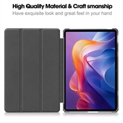 Xiaomi Redmi Pad 2 Tri-Fold Series Smart Folio-etui - Grå
