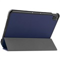 Tri-Fold Series Nokia T20 Smart Folio-etui - Blå