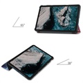 Tri-Fold Series Nokia T20 Smart Folio-etui - Galakse
