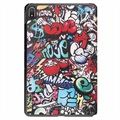 Tri-Fold Series Nokia T20 Smart Folio-etui - Graffiti
