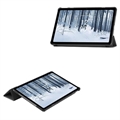 Tri-Fold Series Nokia T21 Smart Folio-etui - Svart