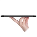 Tri-Fold Series Samsung Galaxy Tab S6 Smart Folio-etui - Svart