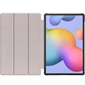 Tri-Fold Series Samsung Galaxy Tab S7/S8 Smart Folio-etui - Sommerfugler / Blomster