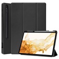 Tri-Fold Series Samsung Galaxy Tab S8+ Smart Folio-etui - Svart