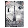 Tri-Fold Series iPad 10.2 2019/2020/2021 Smart Folio-etui - Eiffeltårnet