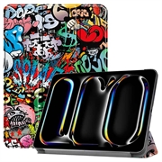 iPad Pro 11 2024/2025 Tri-Fold Series Smart Folio-etui - Graffiti