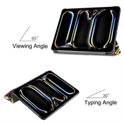 iPad Pro 11 2024/2025 Tri-Fold Series Smart Folio-etui - Graffiti