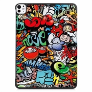 iPad Pro 11 2024/2025 Tri-Fold Series Smart Folio-etui - Graffiti