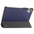 Tri-Fold Series Xiaomi Pad 5 Pro 12.4 Smart Folio-etui - Blå