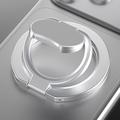 Trippel sammenleggbar MagSafe-ring med stativ for telefon - sølv