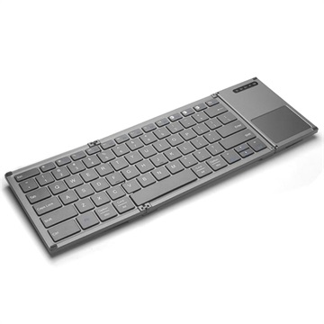 Trippelfolding Trådløs Tastatur med Styreplate B066S - Grå