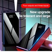 Trippel USB Rask Powerbank 50000mAh - PD 18W - Svart