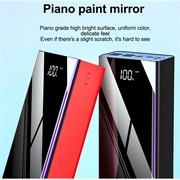 Trippel USB Rask Powerbank 50000mAh - PD 18W - Svart