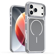 iPhone 18 Pro Tofarget hybrid-deksel - MagSafe-kompatibel - Grå