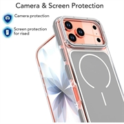 iPhone 18 Pro Tofarget hybrid-deksel - MagSafe-kompatibel - Grå