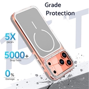 iPhone 18 Pro Max Tofarget hybrid-deksel - MagSafe-kompatibel - Grå