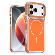 iPhone 18 Pro Tofarget hybrid-deksel - MagSafe-kompatibel - oransje