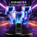 U1 Mini smartprojektor og retro spillkonsoll - Android 14, over 36 000 spill - svart