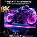 U1 Mini smartprojektor og retro spillkonsoll - Android 14, over 36 000 spill - svart