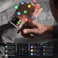 U19 AMOLED-smartklokke med Bluetooth-samtaler - 1.85" - Tarnish