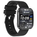 U19 AMOLED-smartklokke med Bluetooth-samtaler - 1.85" - Tarnish