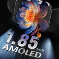U19 AMOLED-smartklokke med Bluetooth-samtaler - 1.85" - Tarnish