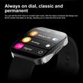 U19 AMOLED-smartklokke med Bluetooth-samtaler - 1.85" - Tarnish