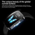 U19 AMOLED-smartklokke med Bluetooth-samtaler - 1.85" - Tarnish