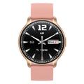 U23 Ultra-Slim AMOLED Unisex Smartwatch med over 100 sportsmoduser - Gull / rosa