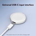 U30 magnetisk trådløs lader for Apple Watch, AirPods, Galaxy Watch og Pixel Watch - hvit