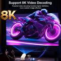U5 2-i-1 smartprojektor og retro-spillkonsoll - Android 14, Wi-Fi 6, 8K-avkoding